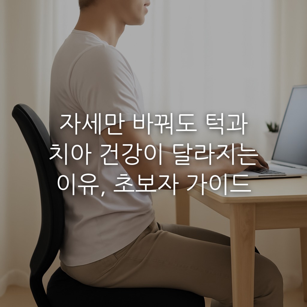 자세만 바꿔도 턱과 치아 건강이 달라지는 이유, 초보자 가이드
